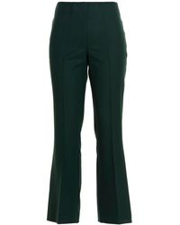 Trousers Slacks and Chinos P.A.R.O.S.H Cotton High-waist Wide-leg Trousers in Blue P.A.R.O.S.H Womens Trousers Save 28% Slacks and Chinos 