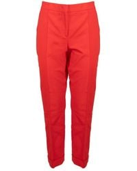 Moschino - High Waist Cropped Trousers - Lyst
