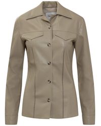 Nanushka - Buttoned Long-sleeved Shirt - Lyst