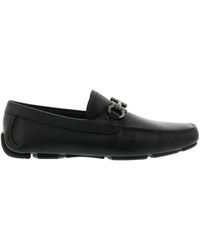 Ferragamo Classic Horsebit Loafers - Black