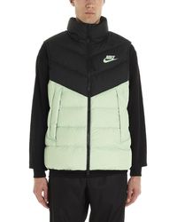 nike padded gilet