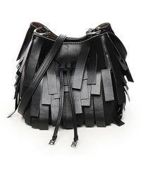Hogan - Hocket Frange Mini Bucket Bag - Lyst