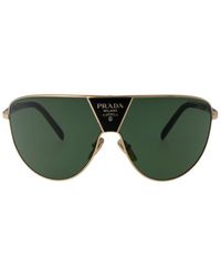 Prada - Catwalk Pilot Metal Sunglasses - Lyst