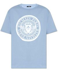 Balmain - Cotton T-shirt, - Lyst