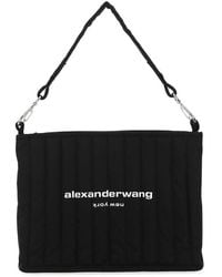 Alexander Wang - Elite Tech Logo Printed Shoulder Bag - Lyst
