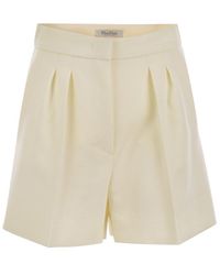 Max Mara - Zic Woollen Cloth Shorts - Lyst