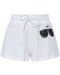 Moschino - Logo Detailed Drawstring Shorts - Lyst