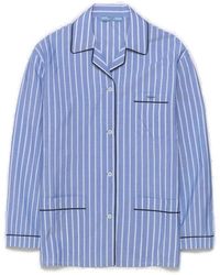 Prada - Striped Chambray Shirt - Lyst