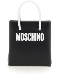 Moschino - Logo Lettering Mini Tote Bag - Lyst