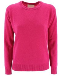 ABSOLUT CASHMERE - Crewneck Knitted Jumper - Lyst