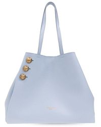 Balmain - ‘Embleme’ Shopper Bag, , Light - Lyst