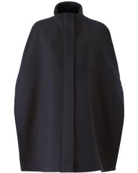 Stella McCartney Logo Tape Cape - Blue