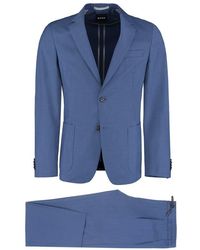 BOSS by HUGO BOSS Performance - Virgin Wool Two-piece Suit - Blue