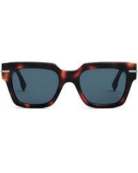 Fendi - Square Frame Sunglasses - Lyst