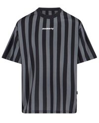 AWAKE NY - Striped Logo T-shirt - Lyst