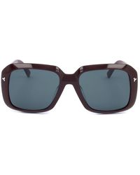 Bally - Square Frame Sunglasses - Lyst