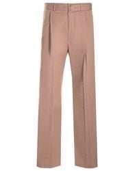 Dries Van Noten - Belted Tailored Trousers - Lyst