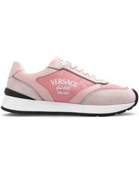 Versace - Milano Leather Running Sneaker - Lyst