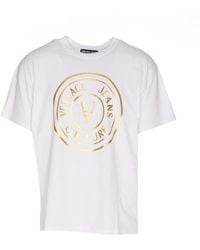 Versace - Logo Emblem T-shirt - Lyst