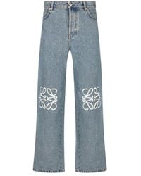 Loewe - Jeans With Logo - Lyst
