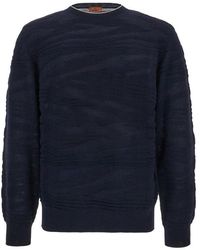 Missoni - Crewneck Knit Sweater - Lyst