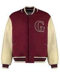GANT - Wool-Blend Bomber Jacket - Lyst
