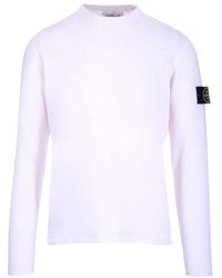 Stone Island Other Materials Sweater - Pink