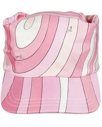 Emilio Pucci - Marmo Printed Tie Fastened Hat - Lyst