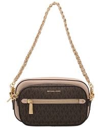 MICHAEL Michael Kors - Jet Set Camera Crossbody Bag In Leather - Lyst