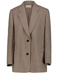 The Row - Single Breasted Buttoned Blazer - Lyst