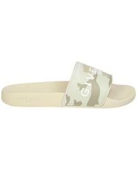 Givenchy - Camouflage Printed Flat Sandals - Lyst