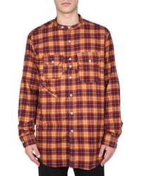 Engineered Garments Check Patterned Buttoned Shirt - Multicolour