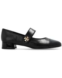Tory Burch - Cap-Toe Leather Mary Jane Heels - Lyst