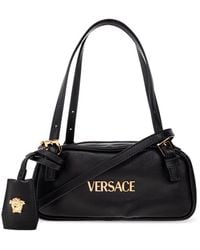 Versace - Tag Bowling Zipped Mini Bag - Lyst