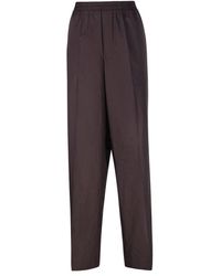 P.A.R.O.S.H. - Pleat Detailed Straight-Leg Trousers - Lyst