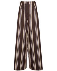 Uma Wang Striped Pants - Multicolour