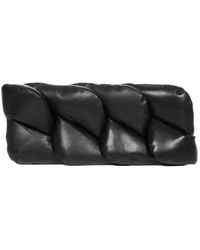 Balmain Quilted Maxi Chained Belt Bag - Black