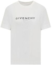 Givenchy - 4g Emblem Printed Crewneck T-shirt - Lyst