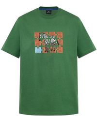 Paul Smith - Printed T-Shirt - Lyst