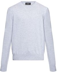 DSquared² - Logo Embroidered Knitted Jumper - Lyst