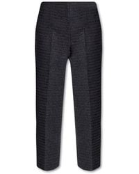 Gucci - Black Tweed Trousers - Lyst