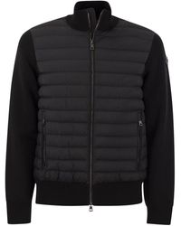 Moncler - Padded Cardigan With Zip - Lyst