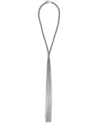 Brunello Cucinelli Tubular Chocker Necklace - Metallic