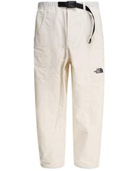The North Face - Logo Embroidered Elastic Waist Pants - Lyst