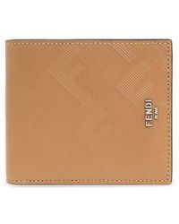 Fendi - Bifold Wallet With Logo, - Lyst