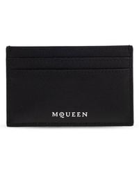 McQueen - Skull Printed Card Holder - Lyst