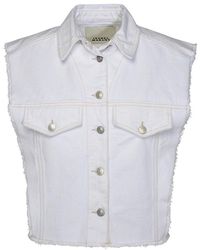 Isabel Marant - 'Tyra' Organic Cotton Vest - Lyst