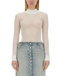 Courreges - Tops With Logo - Lyst