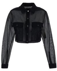 Rick Owens - Cropped Outershirt - Lyst