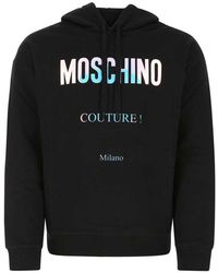 gym and workout clothes Save 26% Mens Activewear Moschino Cotton Hoodie for Men gym and workout clothes Moschino Activewear 